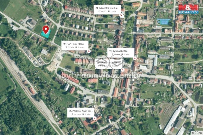 Prodej, Pozemek k bydlení, Horní Planá