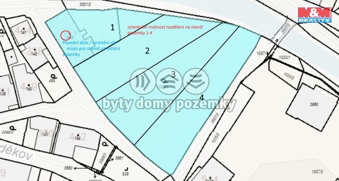 Prodej, Pozemek k bydlení, Česká Třebová