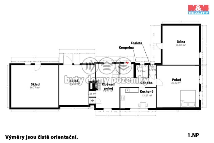 Prodej, Rodinný dům, Oselce