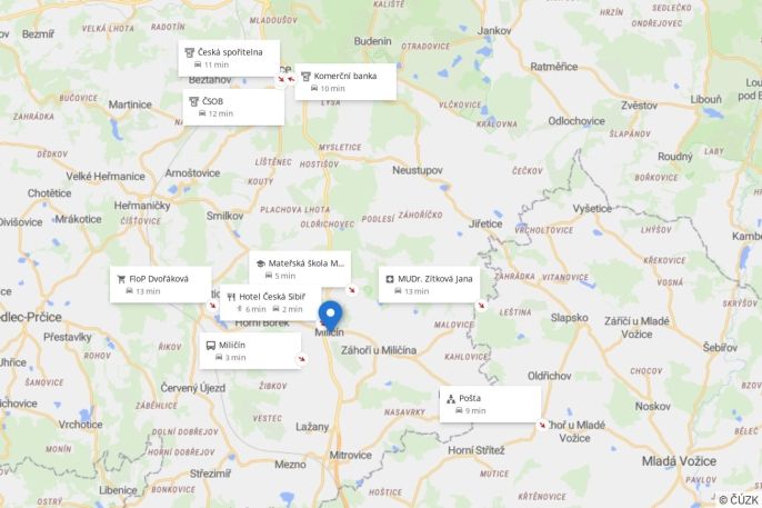 Prodej, Rodinný dům, Miličín