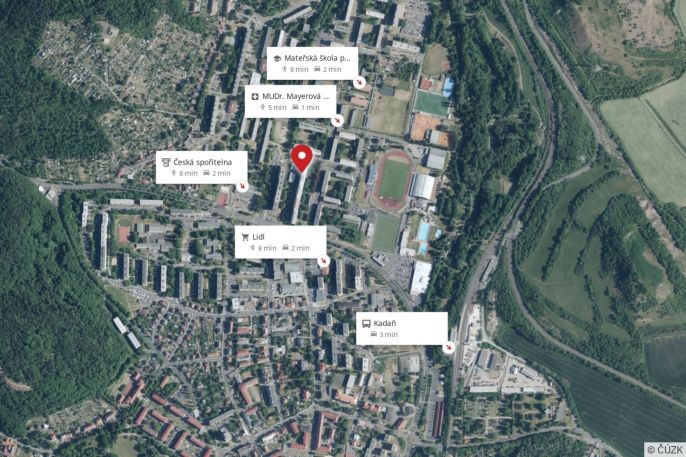 Prodej, Byt 2+1, Kadaň