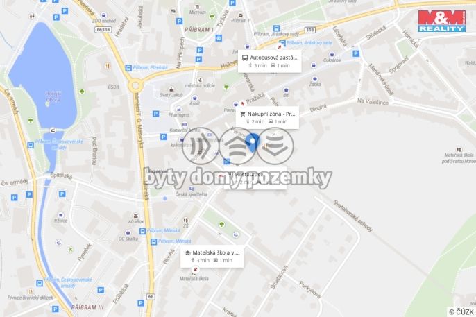 Pronájem, Byt 3+kk, Příbram