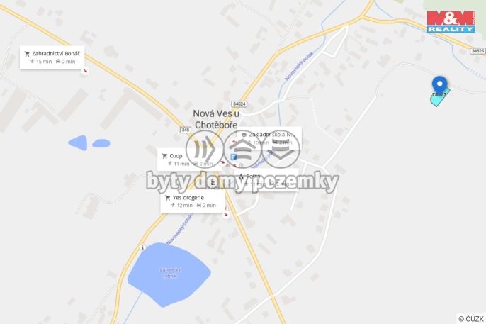 Prodej, Pozemek k bydlení, Nová Ves u Chotěboře