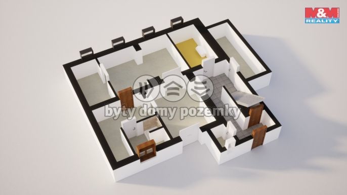 Prodej, Byt 3+kk, Jablonec nad Nisou