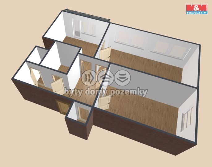 Prodej, Byt 2+1, Ostrava