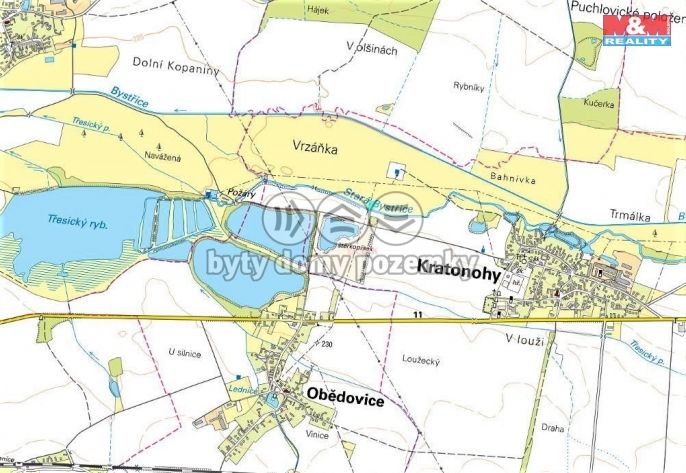 Prodej, Louka, Kratonohy