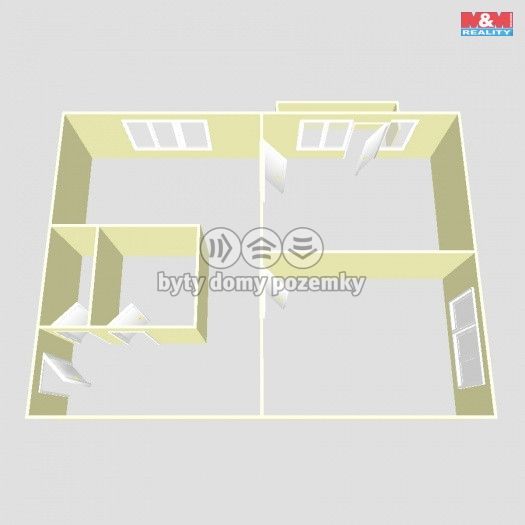 Prodej, Byt 2+1, Most