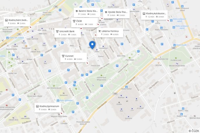 Pronájem, Byt 2+kk, Kladno