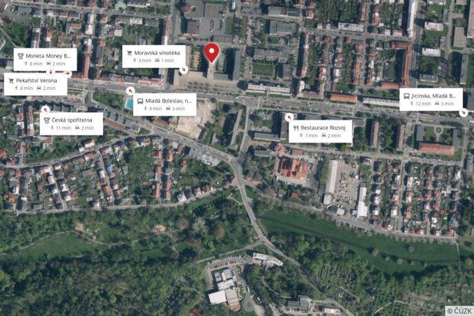 Pronájem, Byt 2+kk, Mladá Boleslav