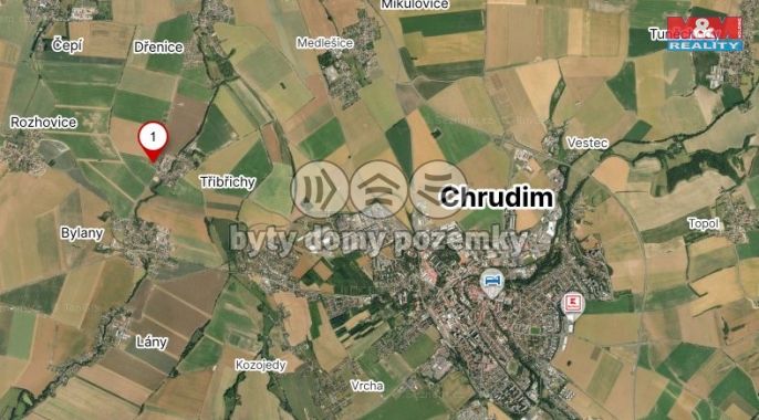 Prodej, Pozemek k bydlení, Třibřichy