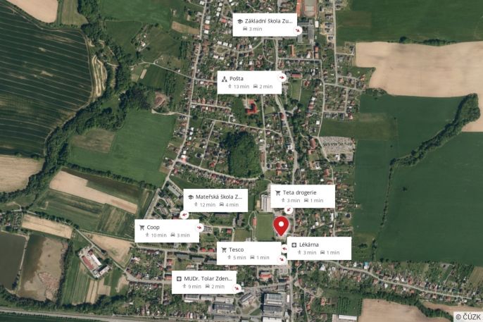Prodej, Byt 2+1, Zubří