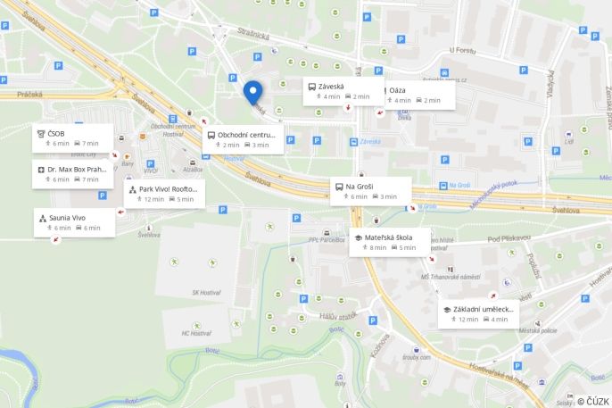 Pronájem, Byt 1+kk, Praha