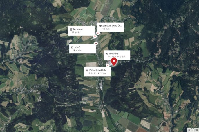 Pronájem, Byt 2+1, Červená Voda