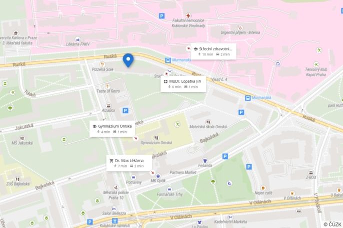 Pronájem, Byt 2+1, Praha