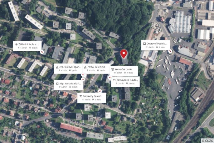 Pronájem, Byt 1+kk, Děčín