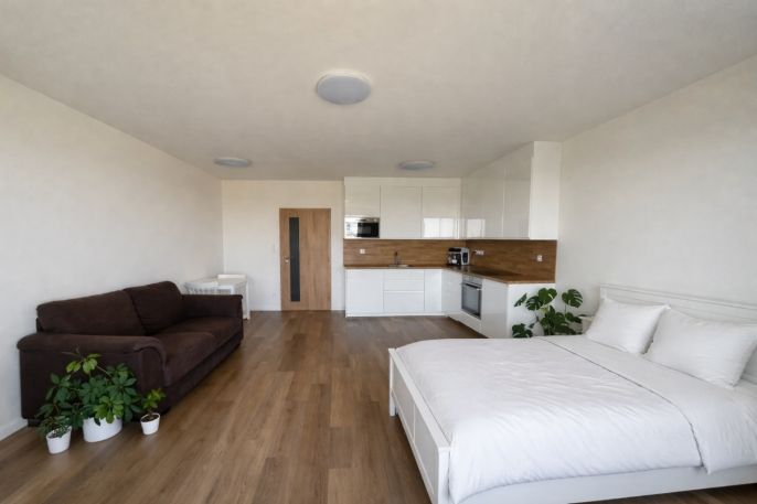 Pronájem, Byt 1+kk, Jinočany