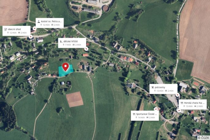 Prodej, Pozemek k bydlení, České Petrovice