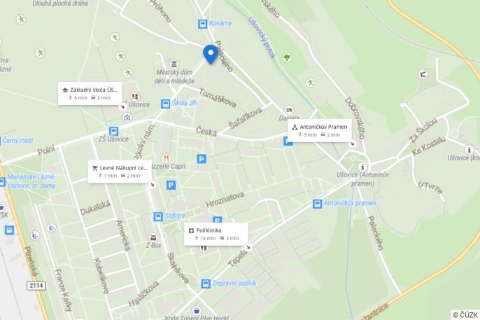 Pronájem, Byt 2+kk, Mariánské Lázně