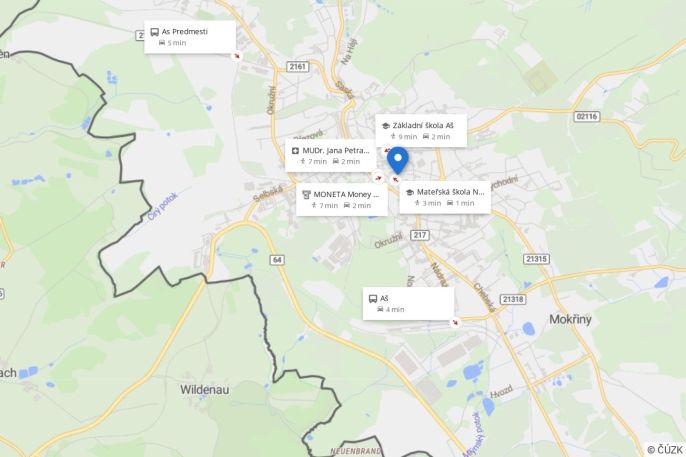 Prodej, Byt 1+1, Aš