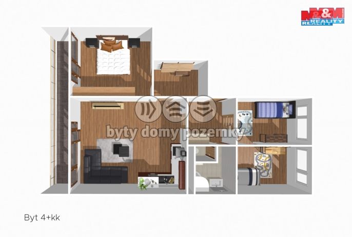 Prodej, Byt 4+kk, Liberec