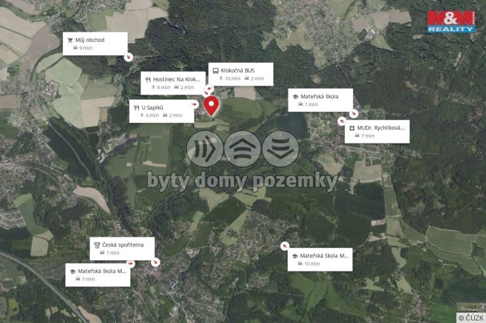 Prodej, Pozemek k bydlení, Klokočná