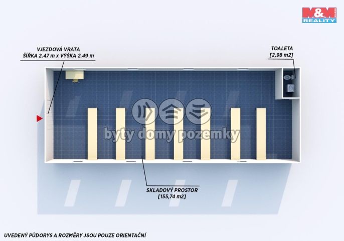 Pronájem, Sklad, Šťáhlavy