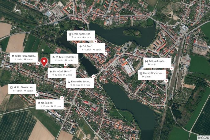Pronájem, Byt 3+kk, Telč