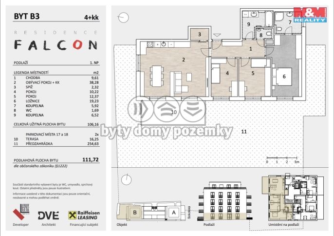 Prodej, Byt 4+kk, Mělník