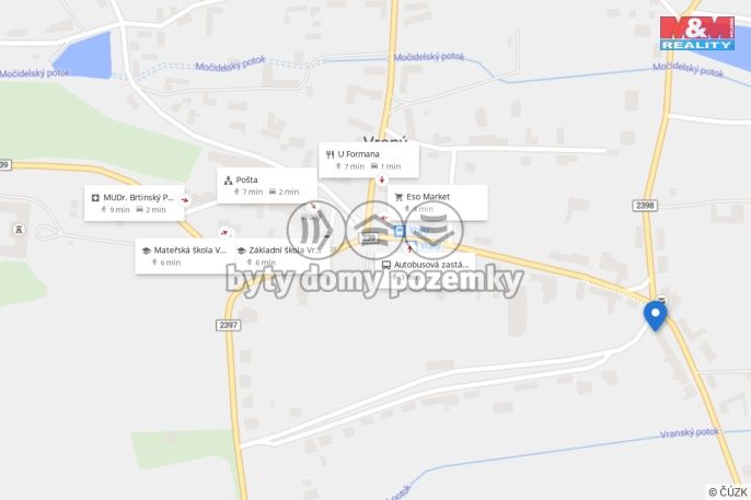 Prodej, Rodinný dům, Vraný