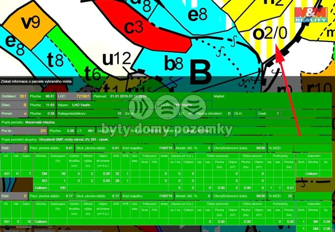 Prodej, Les, Lhota u Vsetína