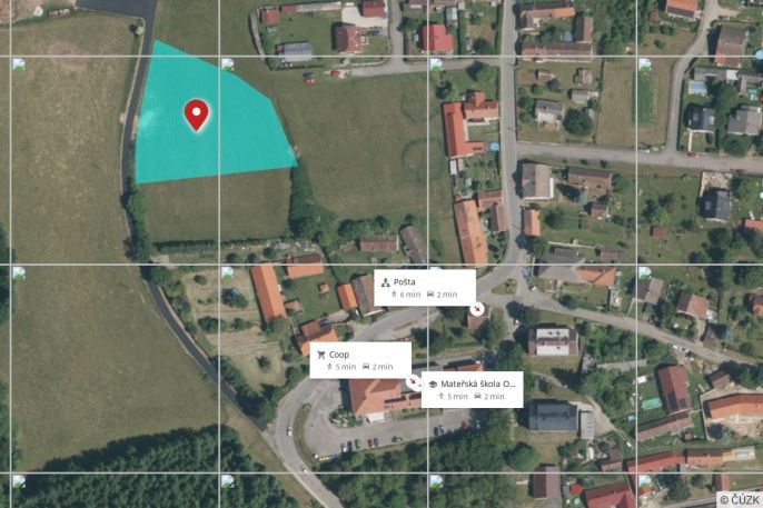 Prodej, Pozemek k bydlení, Ostrovec