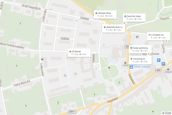 Pronájem, Byt 3+kk, Žebrák
