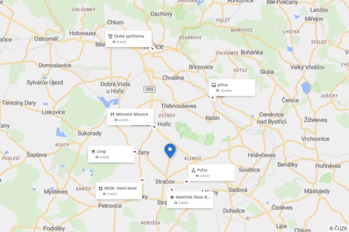 Prodej, Pozemek k bydlení, Stračov