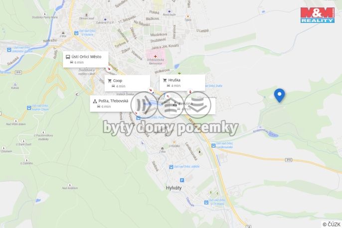 Prodej, Chata, Ústí nad Orlicí