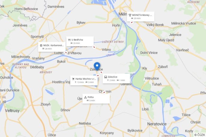 Prodej, Pozemek k bydlení, Zálezlice