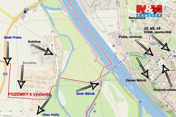 Prodej, Pozemek k bydlení, Hořín