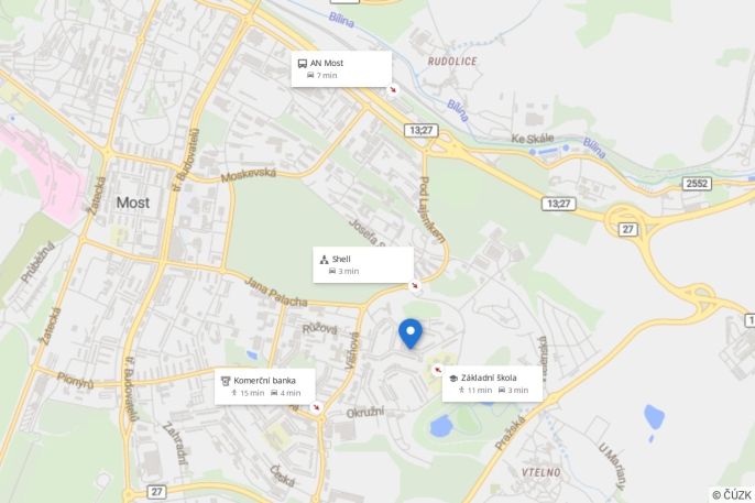 Pronájem, Byt 3+1, Most