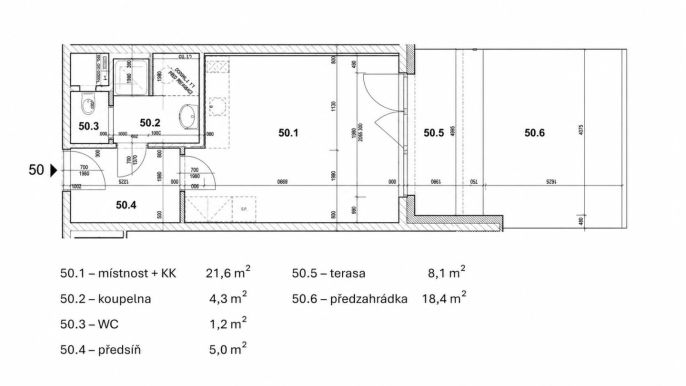Prodej, Byt 1+kk, Praha