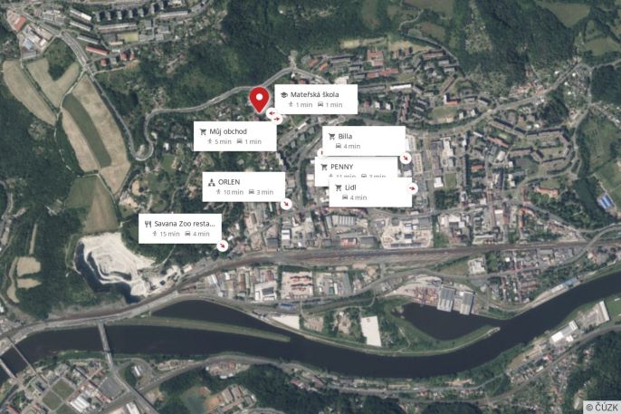 Prodej, Byt 2+kk, Ústí nad Labem