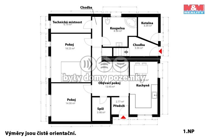 Prodej, Rodinný dům, Loza