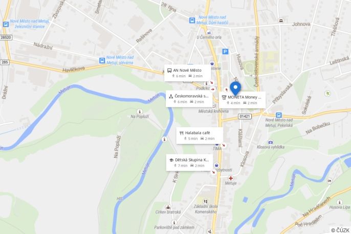 Pronájem, Byt 2+1, Nové Město nad Metují