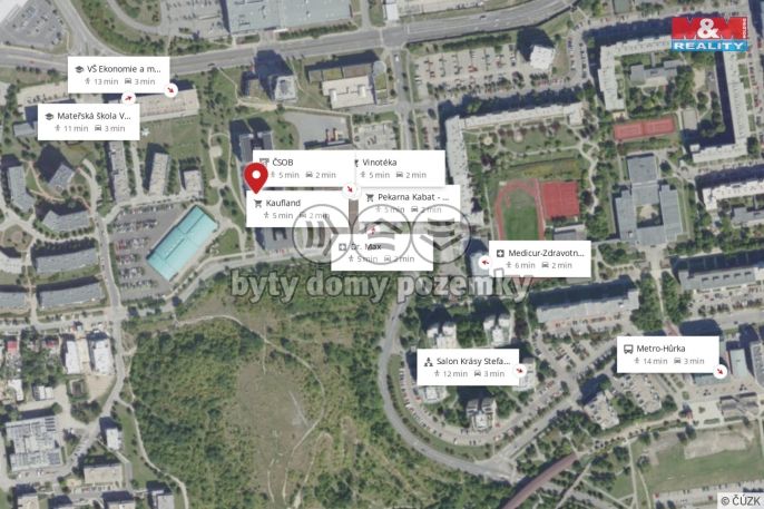 Pronájem, Byt 2+kk, Praha