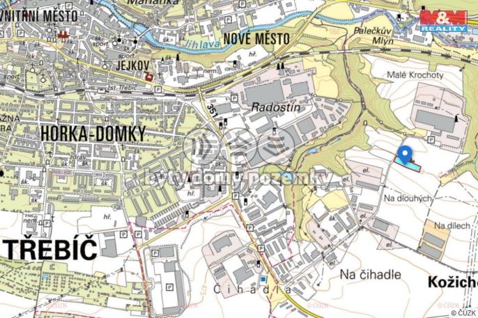 Prodej, Komerční pozemky, Kožichovice