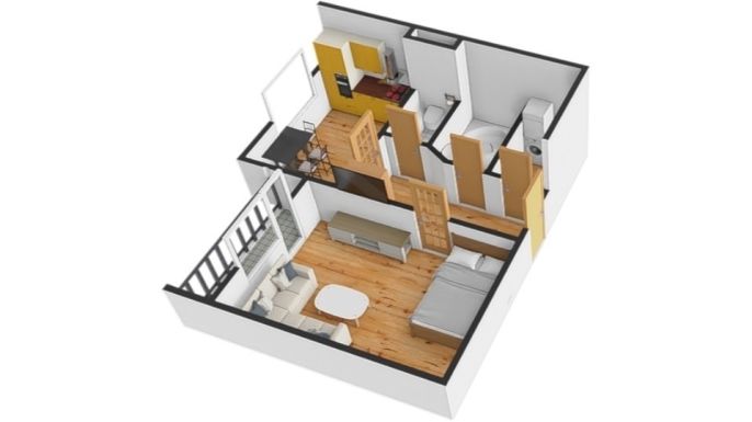 Pronájem, Byt 1+1, Rychnov nad Kněžnou