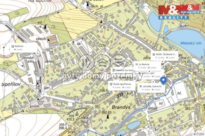 Pronájem, Byt 2+kk, Radnice