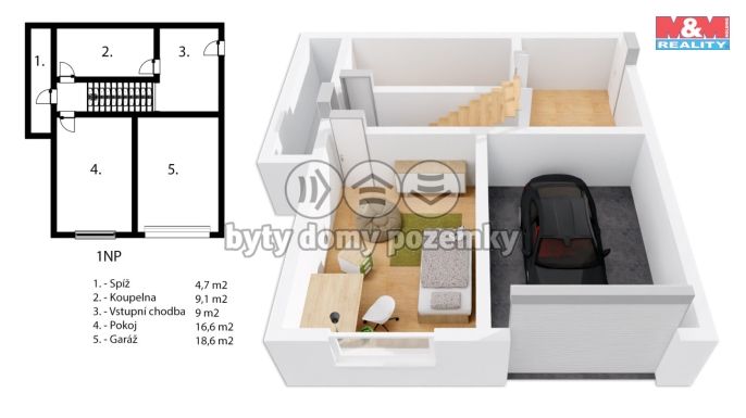 Prodej, Rodinný dům, Třebařov