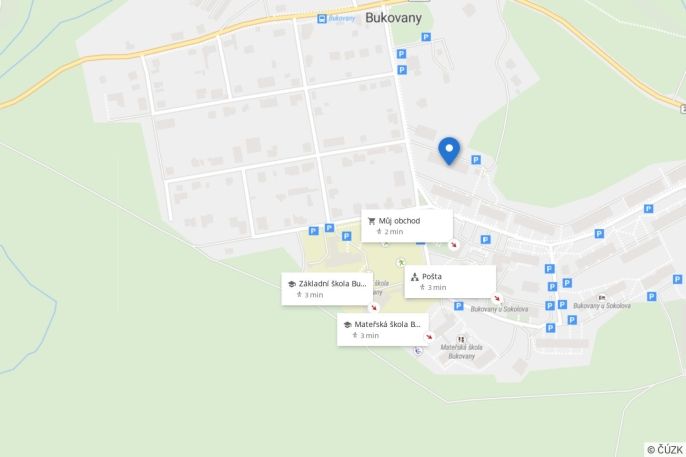 Pronájem, Byt 3+1, Bukovany