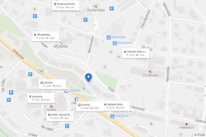 Prodej, Byt 2+1, Jablonec nad Nisou