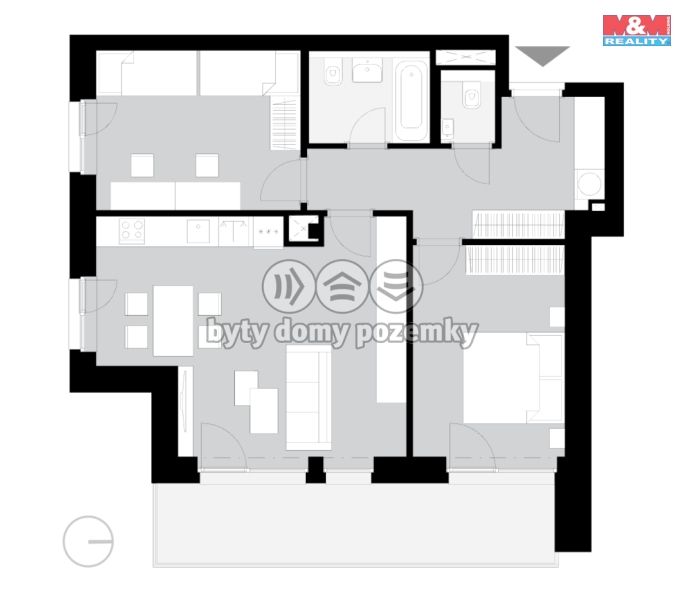 Prodej, Byt 3+kk, Kladno