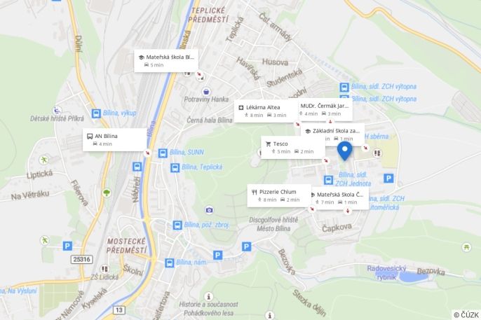 Prodej, Byt 3+1, Bílina